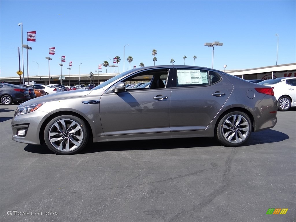 2015 Optima SX Turbo - Titanium Metallic / Black photo #5