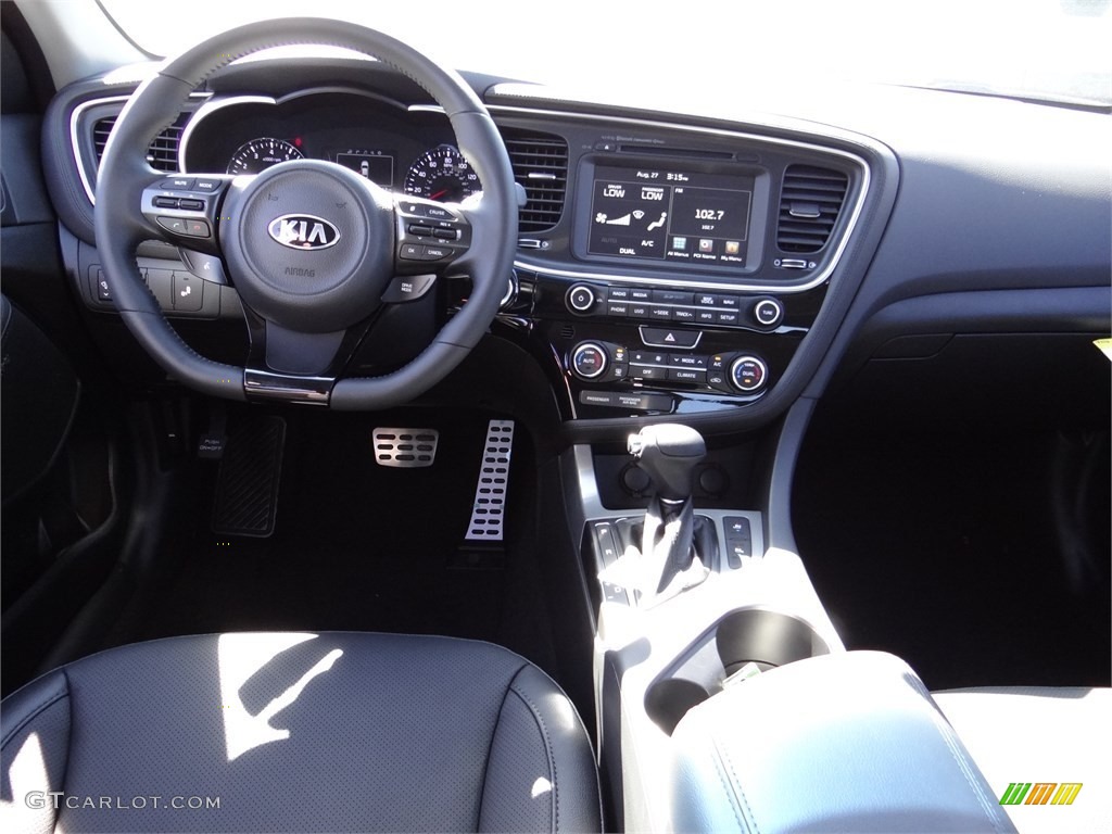 2015 Optima SX Turbo - Titanium Metallic / Black photo #10