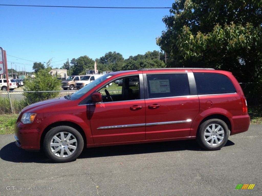 Deep Cherry Red Crystal Pearl 2015 Chrysler Town & Country Touring Exterior Photo #96759954