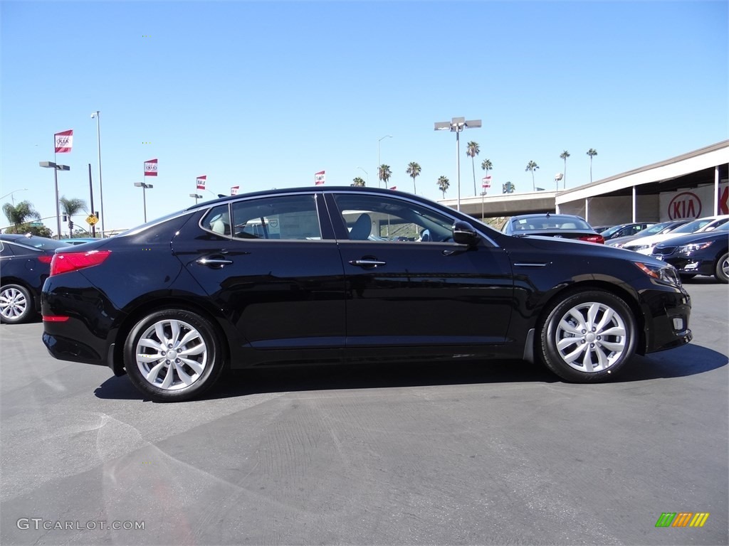 2015 Optima EX - Ebony Black / Gray photo #2