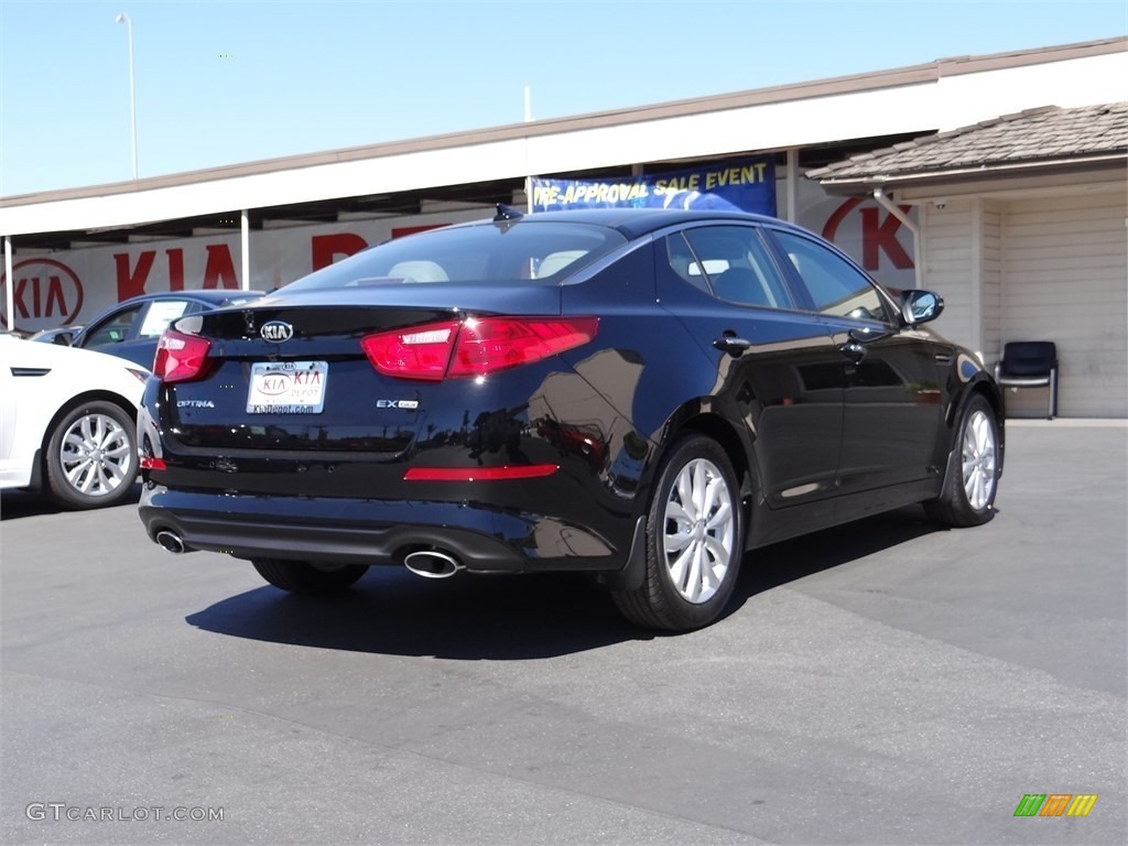 2015 Optima EX - Ebony Black / Gray photo #3