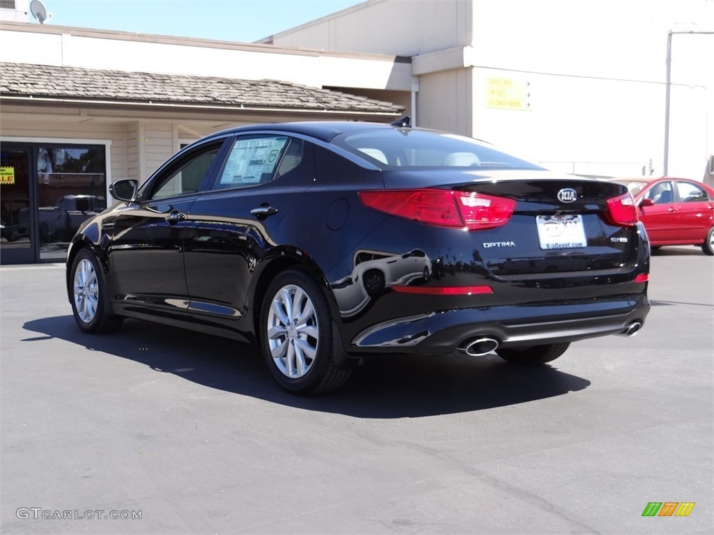 2015 Optima EX - Ebony Black / Gray photo #4