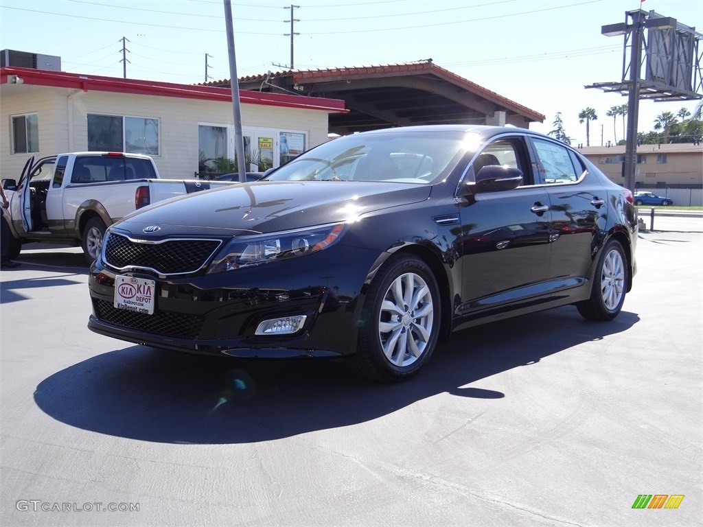 2015 Optima EX - Ebony Black / Gray photo #6