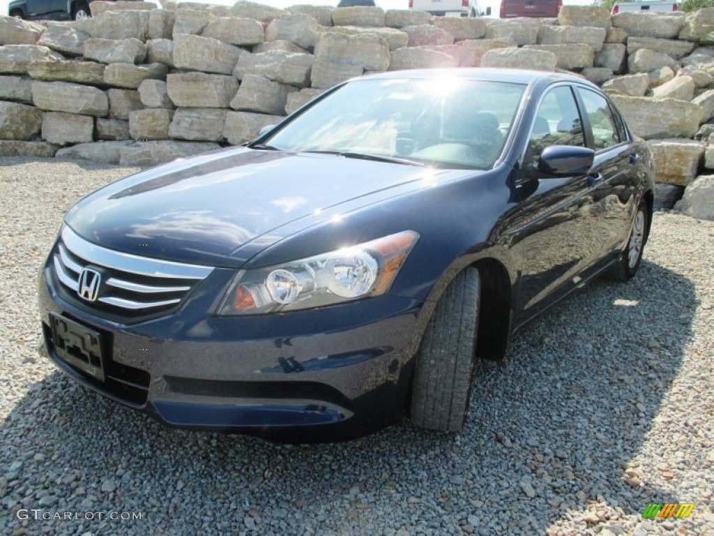 2012 Accord LX Premium Sedan - Royal Blue Pearl / Gray photo #2