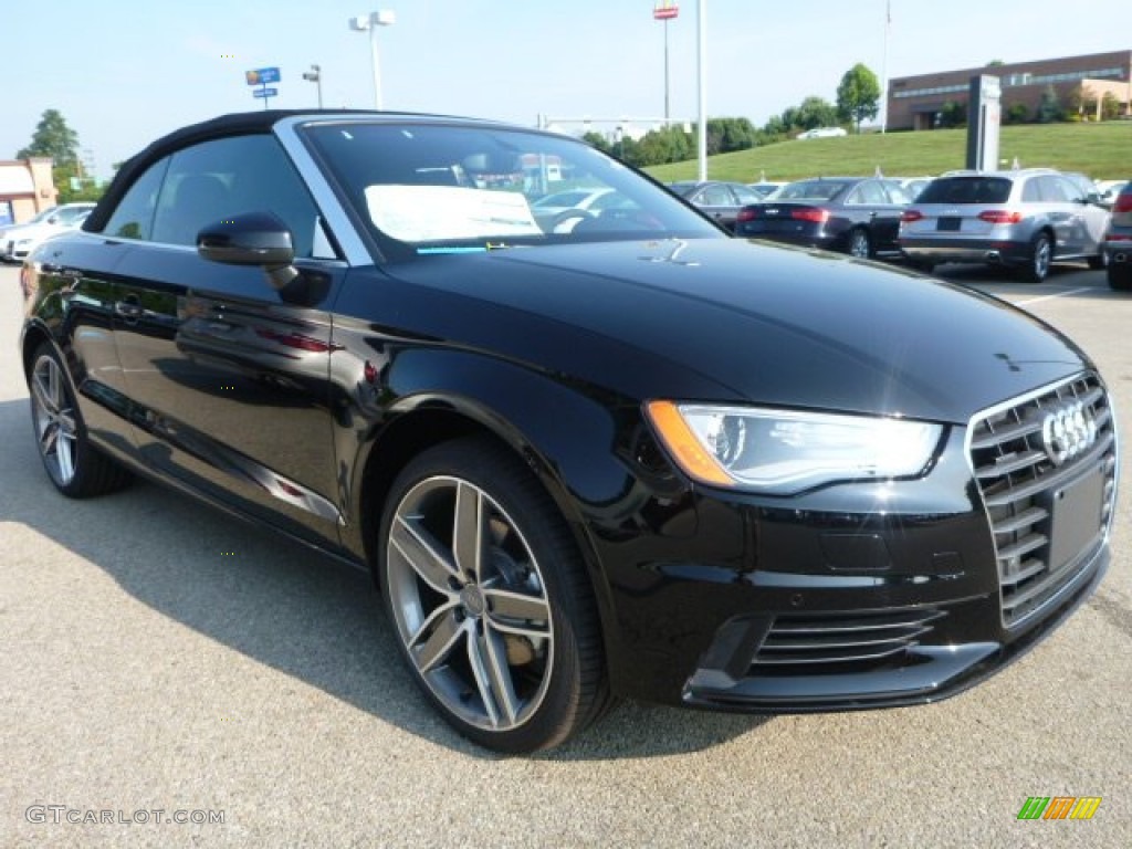 2015 A3 2.0 Premium Plus quattro Cabriolet - Brilliant Black / Black photo #5