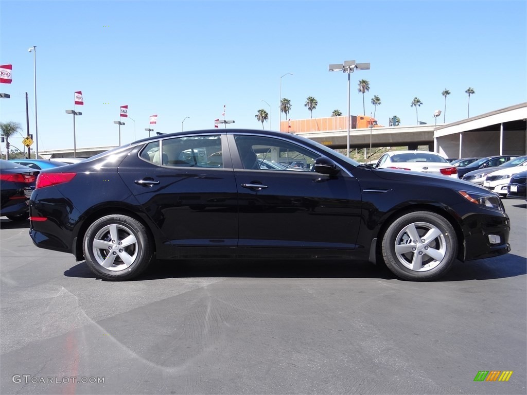 2015 Optima LX - Ebony Black / Beige photo #2