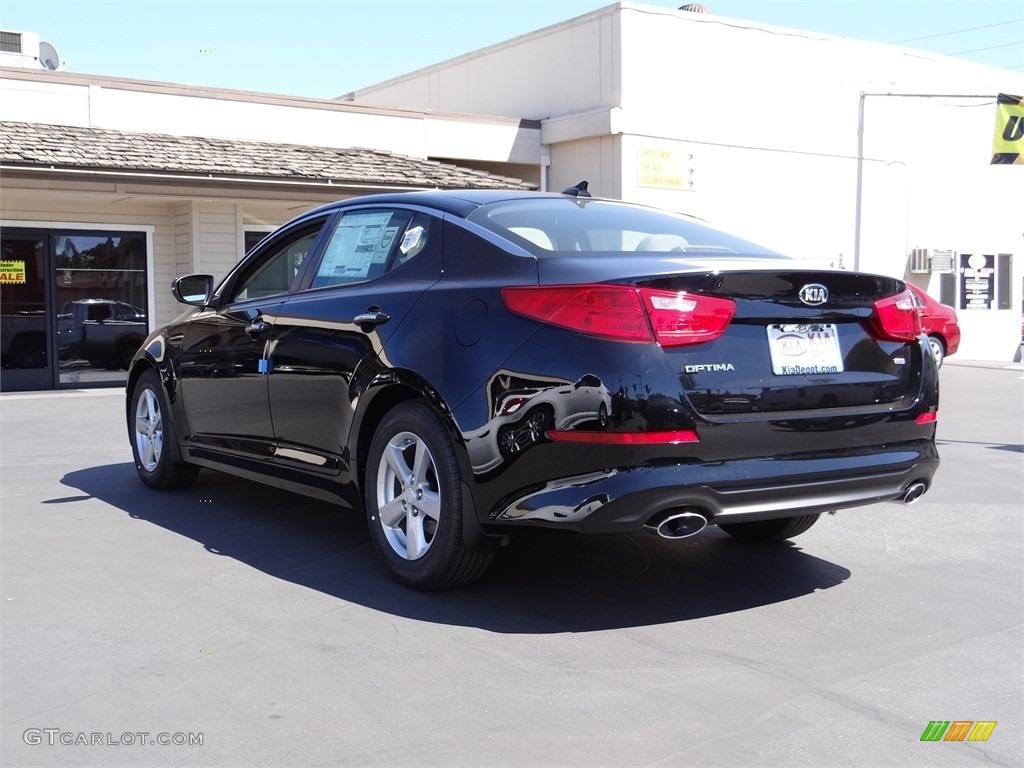 2015 Optima LX - Ebony Black / Beige photo #4