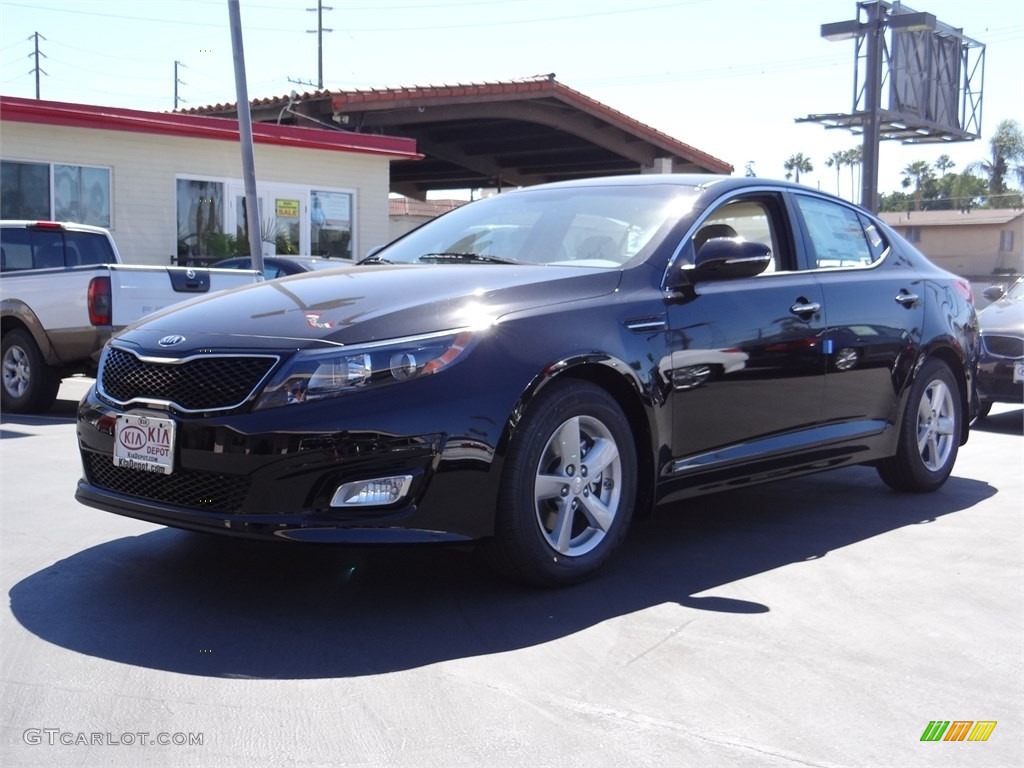 2015 Optima LX - Ebony Black / Beige photo #6