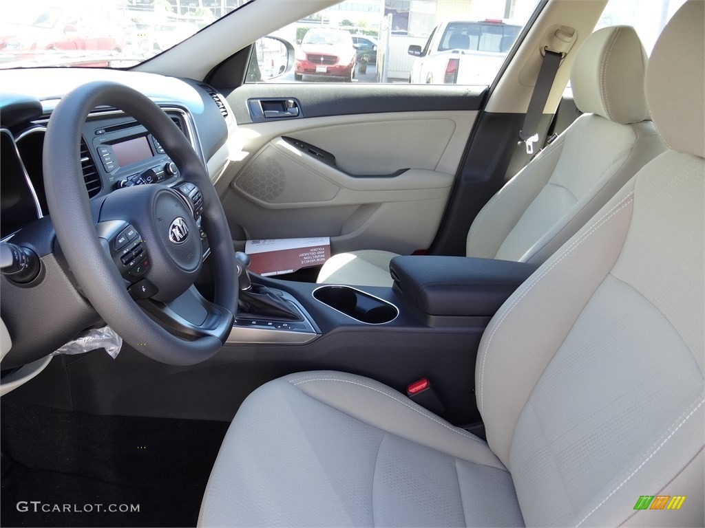 2015 Optima LX - Ebony Black / Beige photo #11