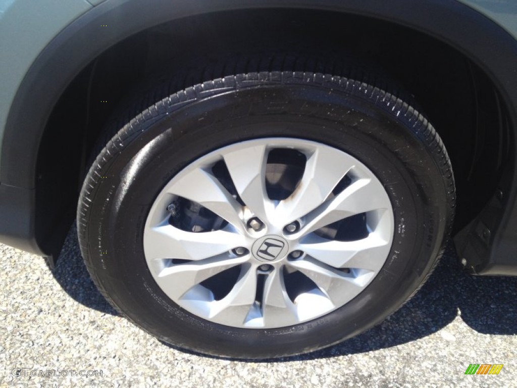2012 CR-V EX 4WD - Opal Sage Metallic / Gray photo #3