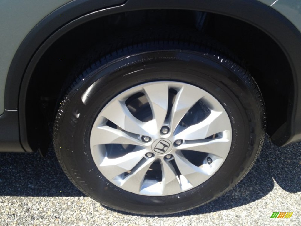 2012 CR-V EX 4WD - Opal Sage Metallic / Gray photo #6
