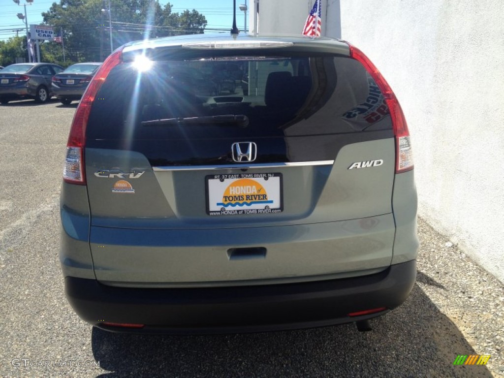 2012 CR-V EX 4WD - Opal Sage Metallic / Gray photo #8