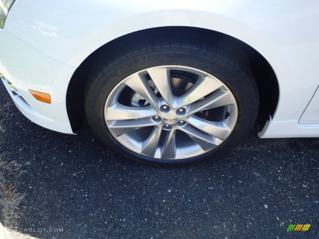 2014 Cruze LTZ - Summit White / Cocoa/Light Neutral photo #7