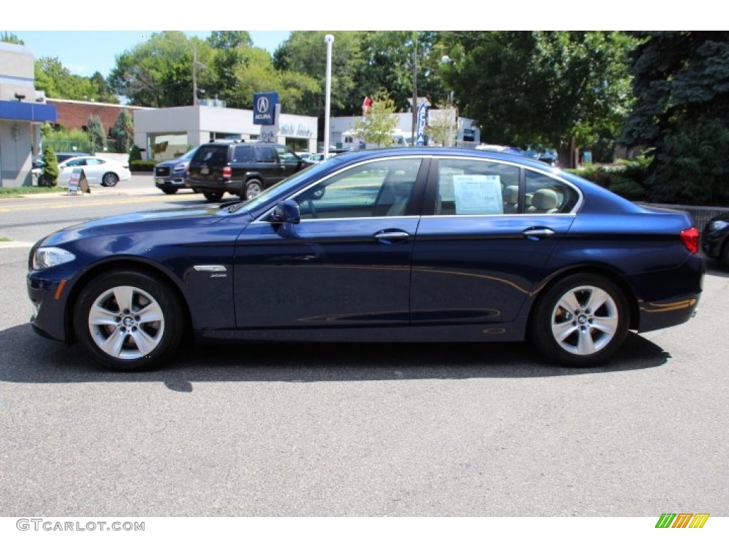 Deep Sea Blue Metallic 2012 BMW 5 Series 528i xDrive Sedan Exterior Photo #96765093