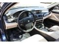 Oyster/Black Interior Photo for 2012 BMW 5 Series #96765183