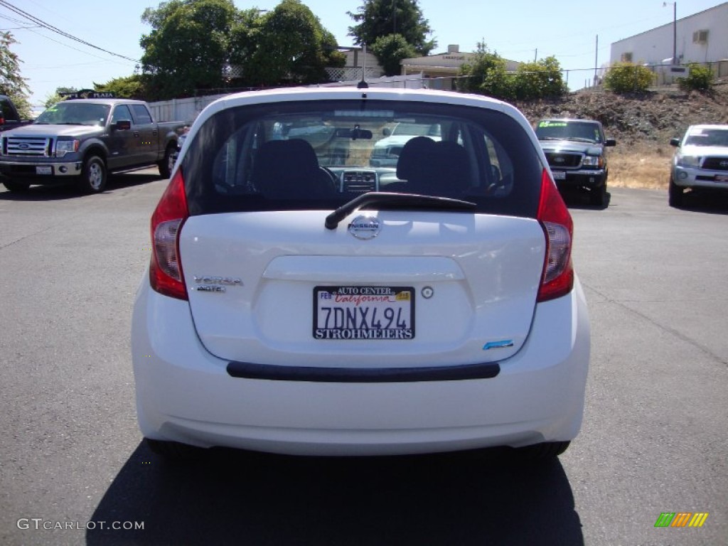 2014 Versa Note S Plus - Aspen White / Charcoal photo #6