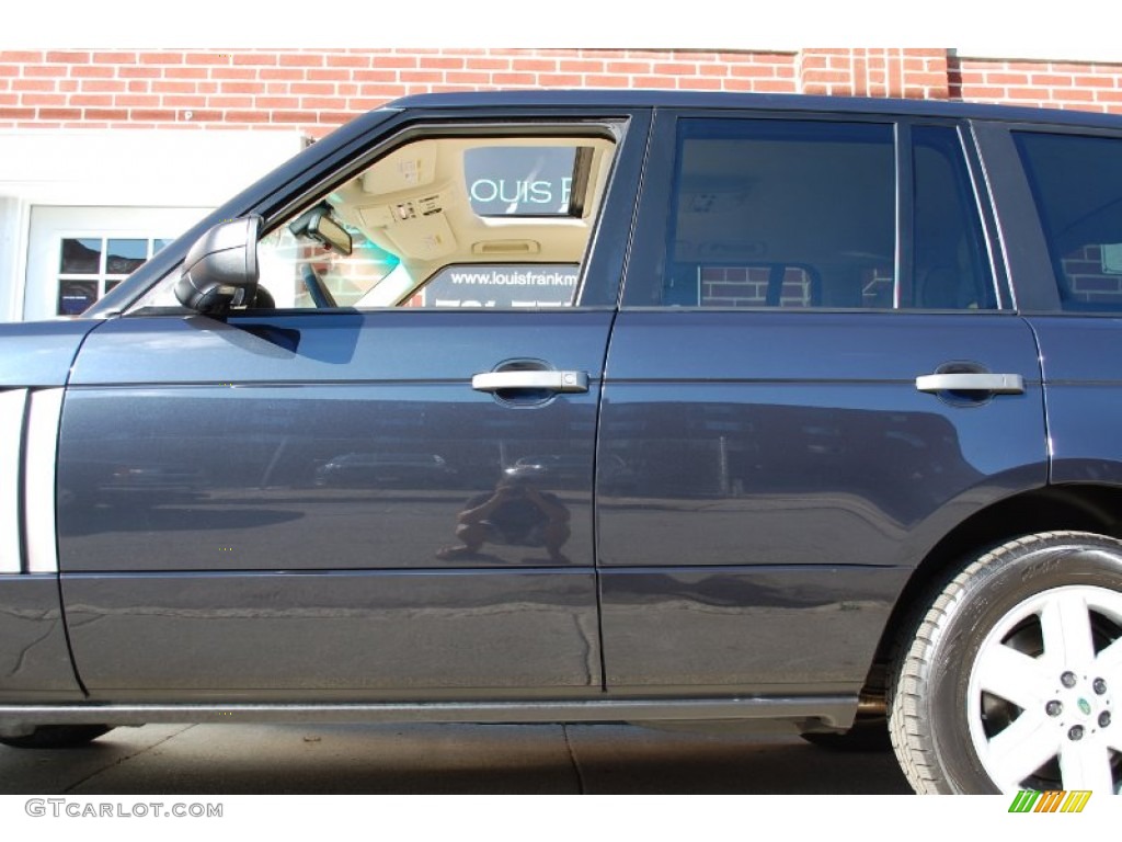 2005 Range Rover HSE - Adriatic Blue Metallic / Ivory/Aspen photo #10