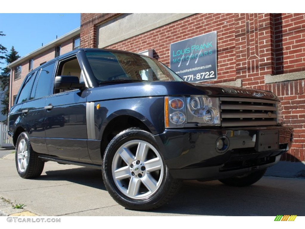 2005 Range Rover HSE - Adriatic Blue Metallic / Ivory/Aspen photo #92