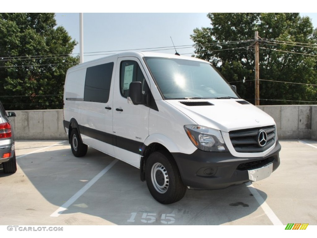 2014 Sprinter 2500 Crew Van - Arctic White / Tunja Black photo #1