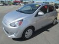 2015 Starlight Silver Mitsubishi Mirage DE  photo #3