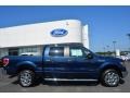 2014 Blue Jeans Ford F150 XLT SuperCrew  photo #2