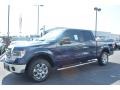 2014 Blue Jeans Ford F150 XLT SuperCrew  photo #3
