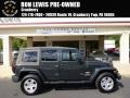 Dark Charcoal Pearl 2010 Jeep Wrangler Unlimited Sahara 4x4