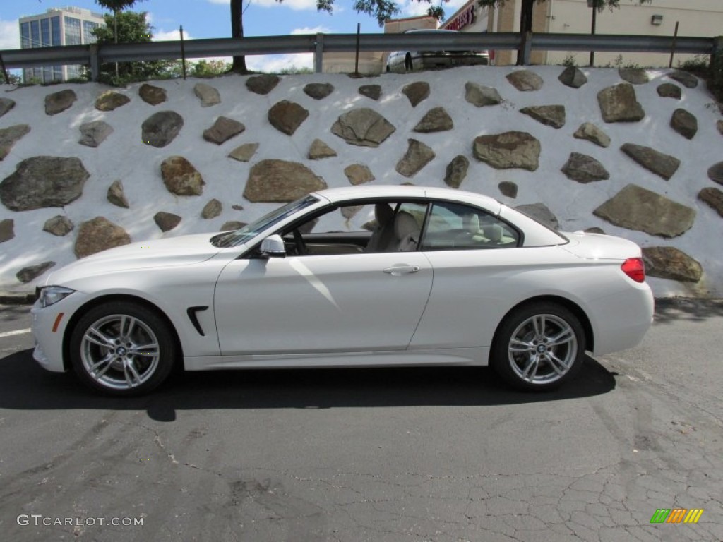 Alpine White 2015 BMW 4 Series 428i xDrive Convertible Exterior Photo #96771189