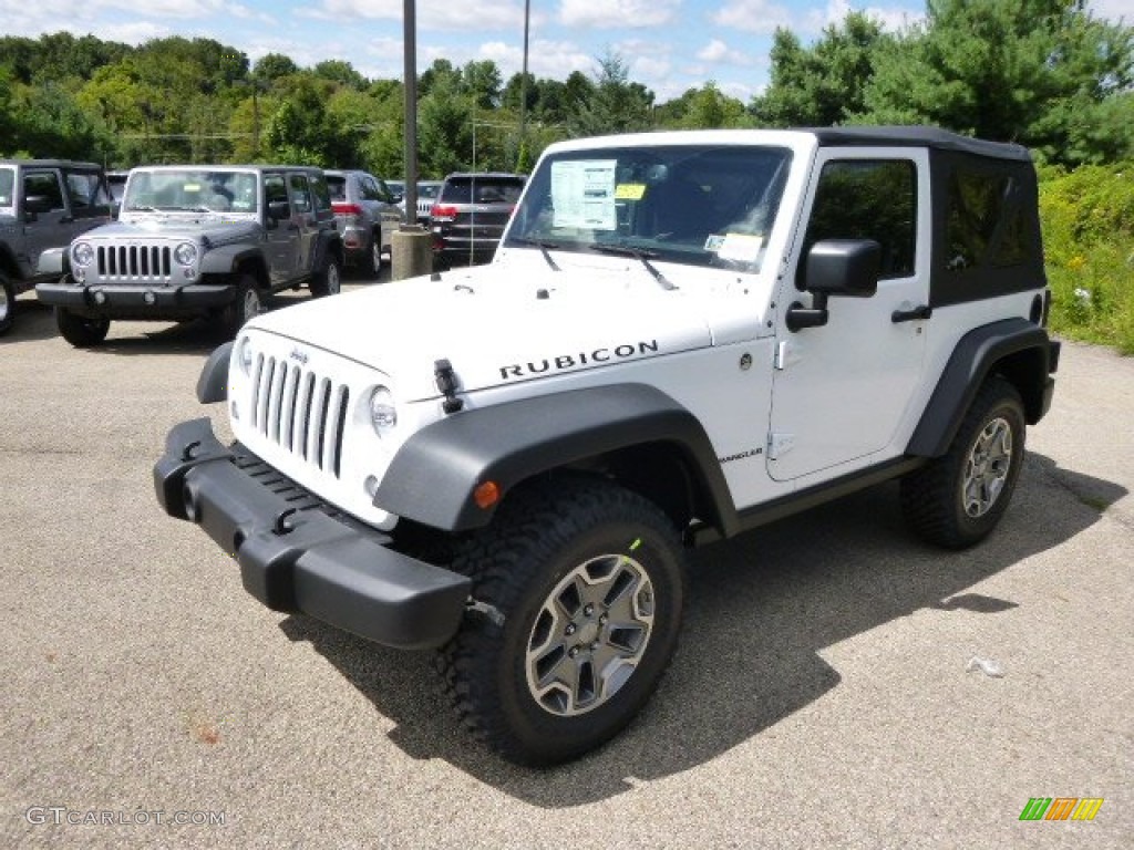 Bright White 2015 Jeep Wrangler Rubicon 4x4 Exterior Photo #96771339