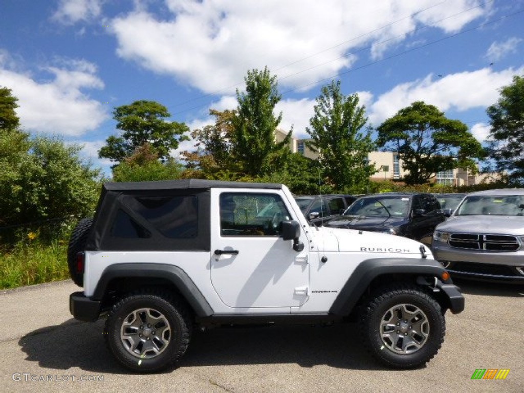 Bright White 2015 Jeep Wrangler Rubicon 4x4 Exterior Photo #96771411
