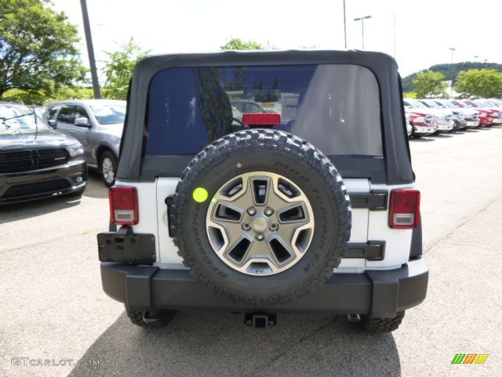 Bright White 2015 Jeep Wrangler Rubicon 4x4 Exterior Photo #96771459