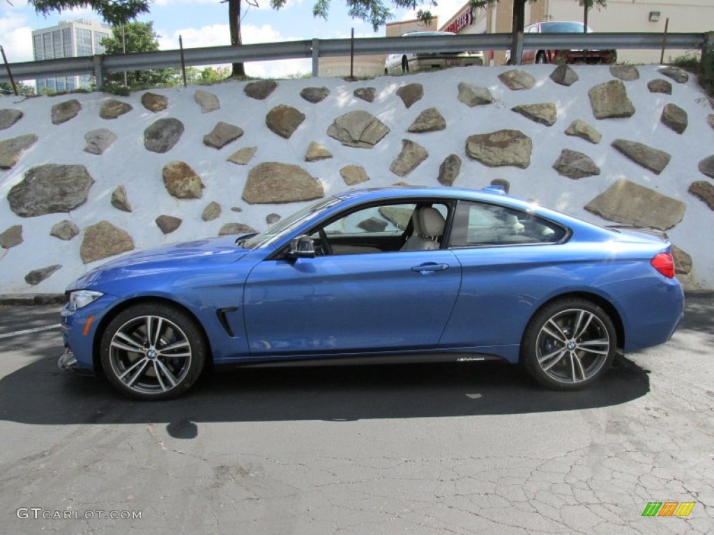 Estoril Blue Metallic 2015 BMW 4 Series 435i xDrive Coupe Exterior Photo #96771696