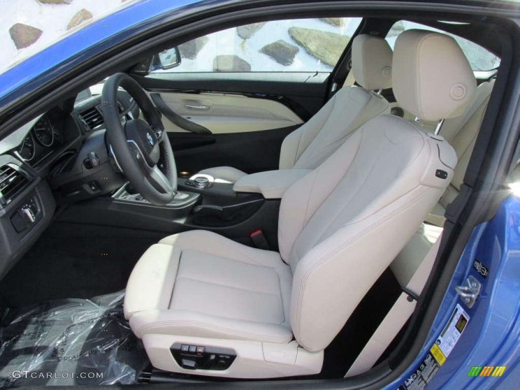 Black Interior 2015 BMW 4 Series 435i xDrive Coupe Photo #96771951