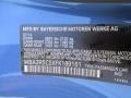 B45: Estoril Blue Metallic 2015 BMW 4 Series 435i xDrive Coupe Color Code