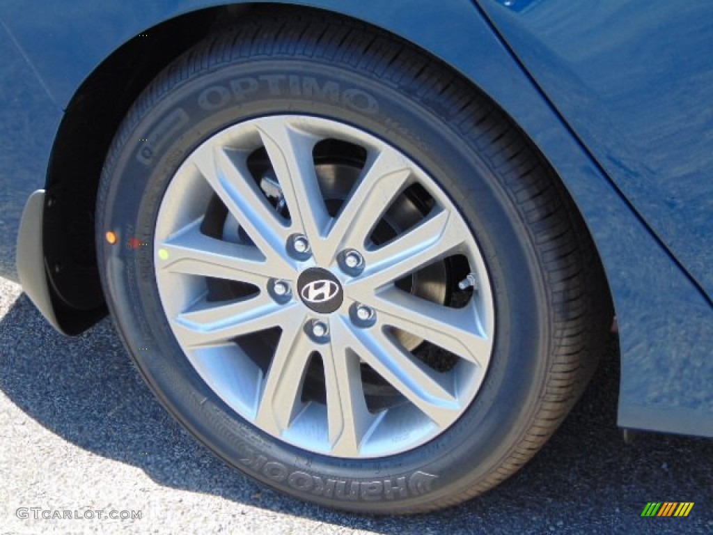 2015 Elantra SE Sedan - Windy Sea Blue / Gray photo #3