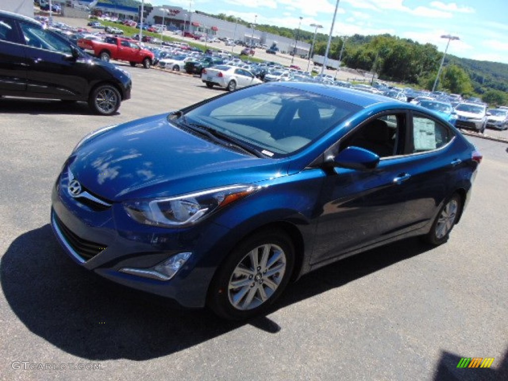 2015 Elantra SE Sedan - Windy Sea Blue / Gray photo #5