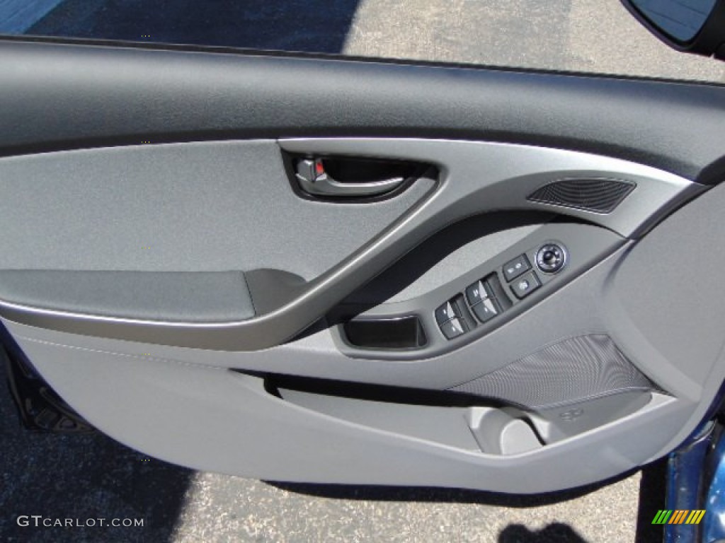2015 Elantra SE Sedan - Windy Sea Blue / Gray photo #7
