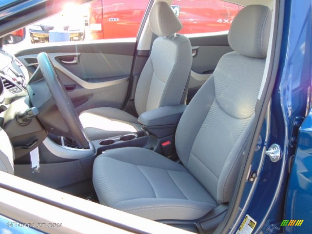 2015 Elantra SE Sedan - Windy Sea Blue / Gray photo #9