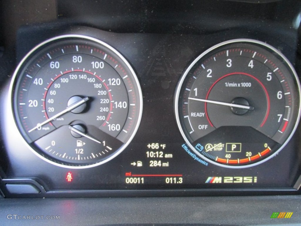 2015 BMW 2 Series M235i xDrive Coupe Gauges Photo #96773673