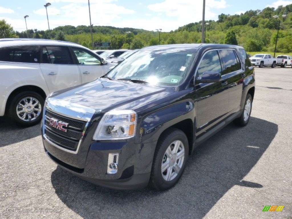 2015 Terrain SLE AWD - Carbon Black Metallic / Jet Black photo #1