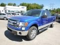 2014 Blue Flame Ford F150 XLT SuperCrew 4x4  photo #4