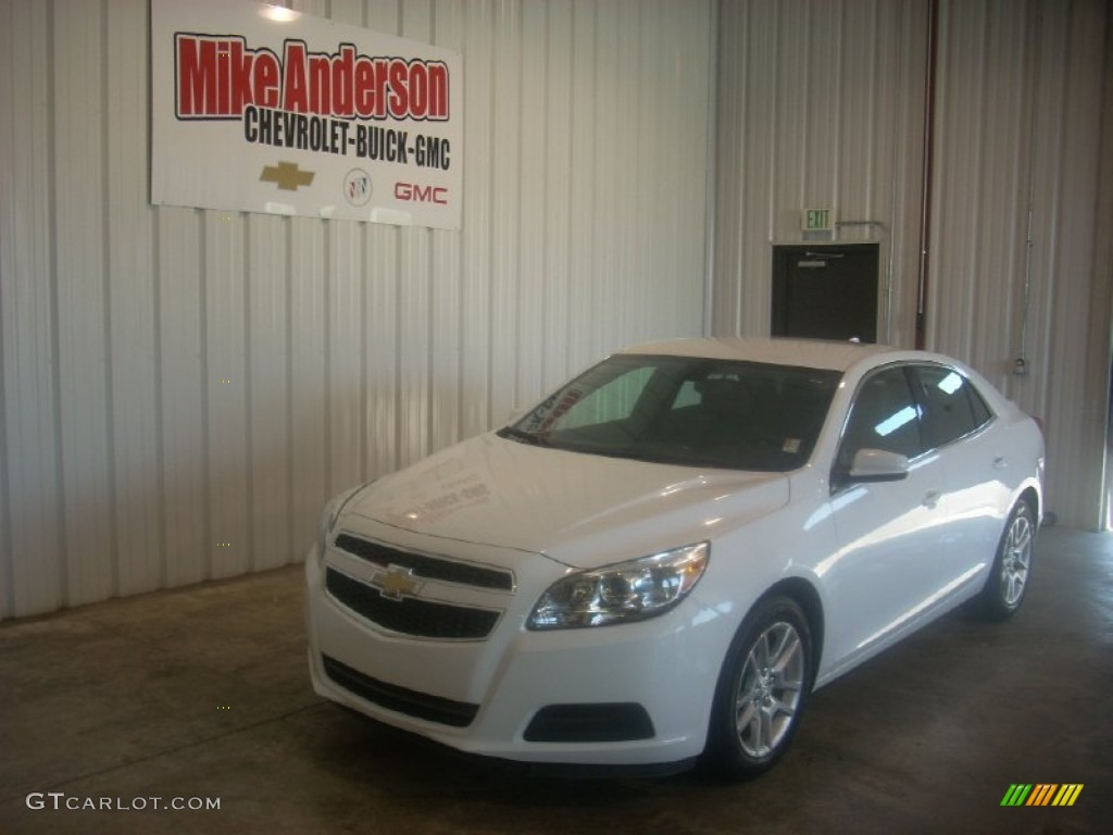 2013 Malibu ECO - Summit White / Jet Black/Titanium photo #1