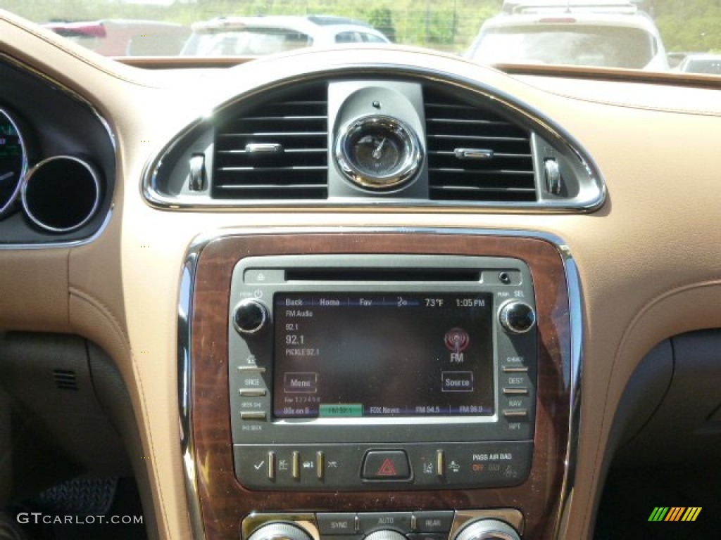 2015 Enclave Premium AWD - Dark Chocolate Metallic / Choccachino/Cocoa photo #14