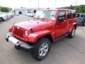 Firecracker Red 2015 Jeep Wrangler Unlimited Sahara 4x4 Exterior