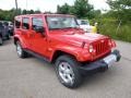 Firecracker Red - Wrangler Unlimited Sahara 4x4 Photo No. 4