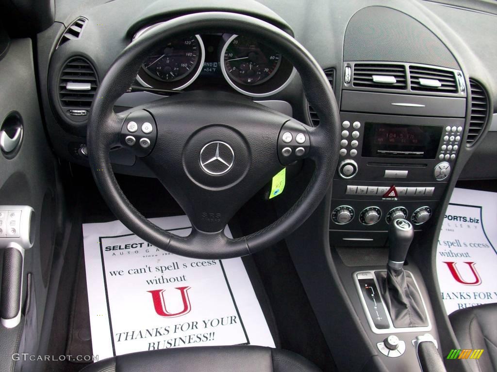 2006 SLK 280 Roadster - Iridium Silver Metallic / Black photo #13