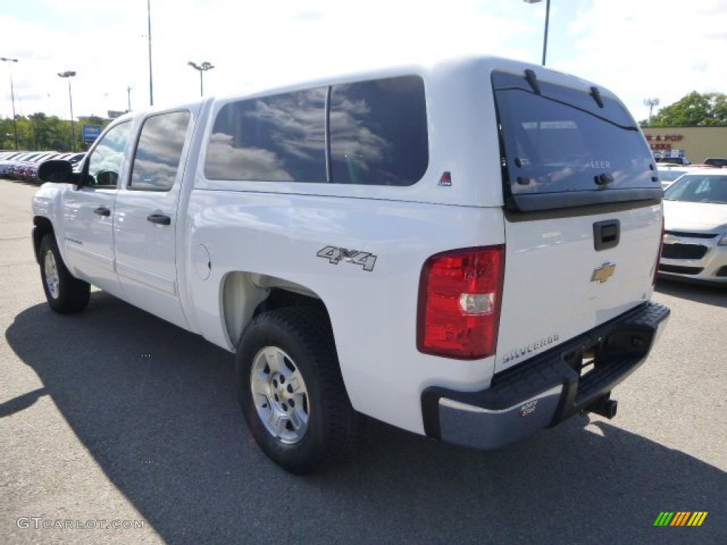 2009 Silverado 1500 LT Crew Cab 4x4 - White Diamond Tricoat / Ebony photo #2