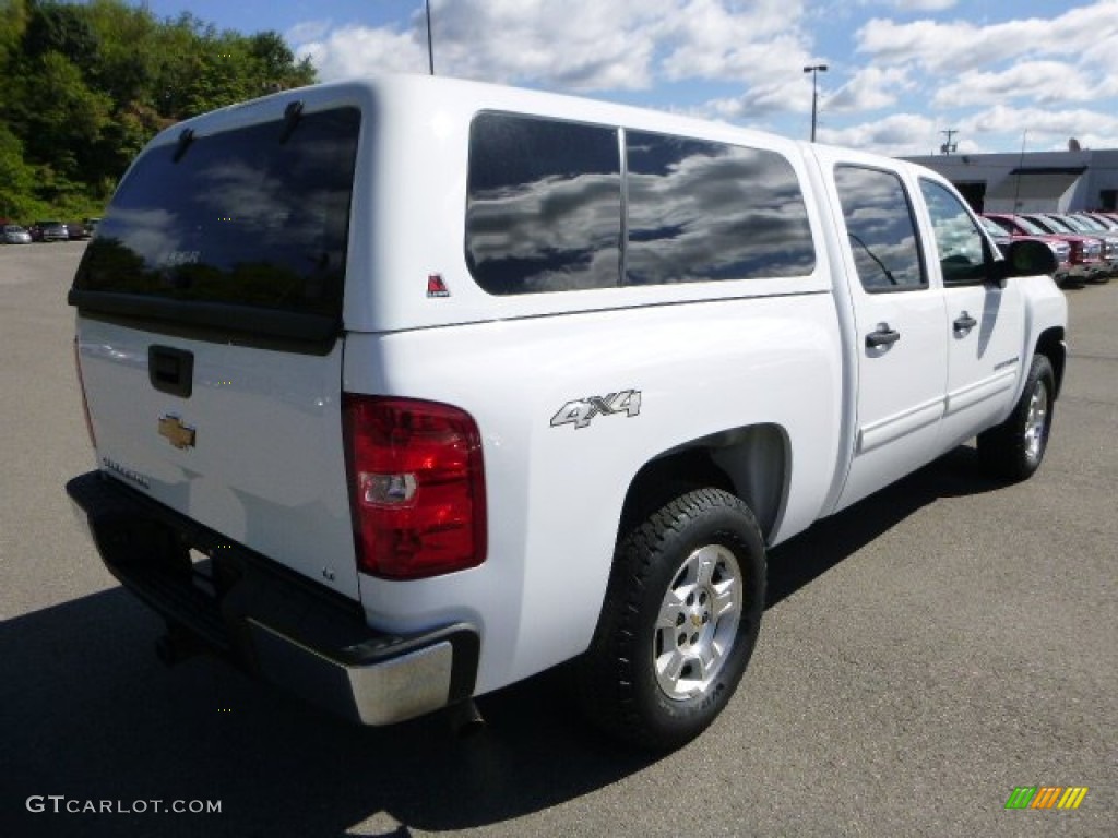 2009 Silverado 1500 LT Crew Cab 4x4 - White Diamond Tricoat / Ebony photo #4