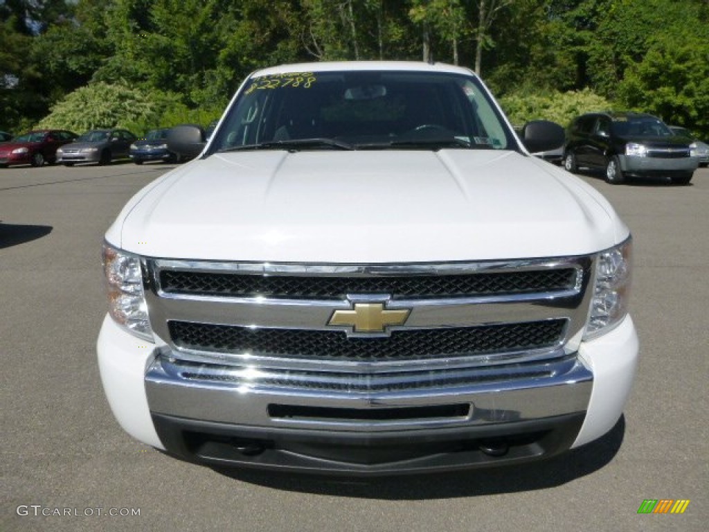 2009 Silverado 1500 LT Crew Cab 4x4 - White Diamond Tricoat / Ebony photo #6