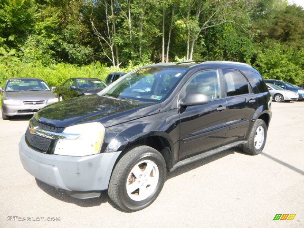 2005 Equinox LS - Black / Light Gray photo #1